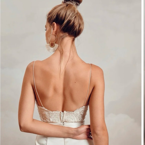 Catherine Deane Lace Havana Corset bridal top ft on Anthropologie NWT - Picture 12 of 16